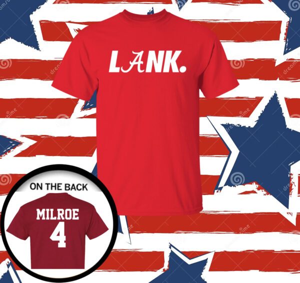 Jalen Milroe Alabama Football Lank Tee Shirt