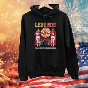 Legends Kansas City Chiefs Taylor And Budde Thank You For The Memories Shirts
