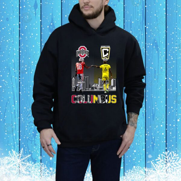 Limited Edition 2023 Columbus City Back Hoodie Shirt