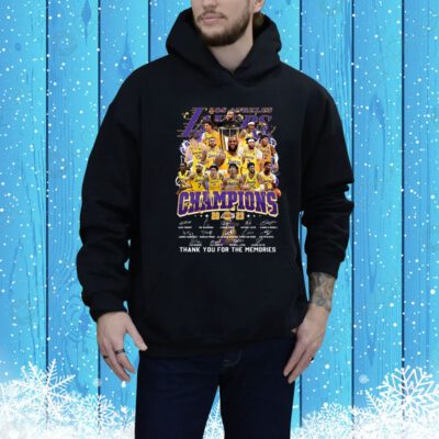 Los Angeles Lakers Champions 2023 Thank You For The Memories Sweater