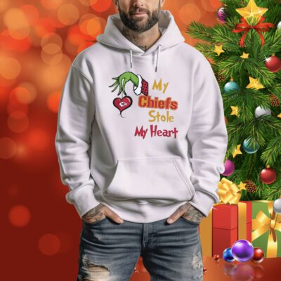 Merry Christmas Grinch NFL Kansas City Chiefs Team Stole My Heart Sweater