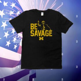 Michigan Football Blake Corum Be Savage T-Shirt