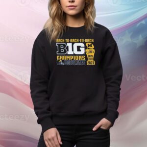 Michigan Wolverines Back-to-Back-to-Back Big Ten Conference Champions SweatShirt