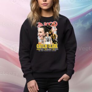 Ms.3000 Caitlin Clark Iowa Hawkeyes The First Player In D-1 History SweatShirt