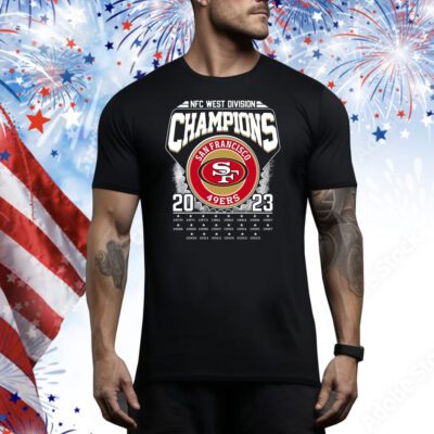 NFC West Division Champions 2023 San Francisco 49ers Hoodie Tee Shirt