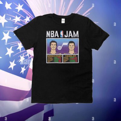 Nba Jam Jazz Markkanen And Kessler T-Shirt