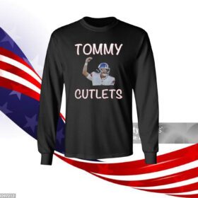 Official NY Giants Tommy DeVito Cutlets Long Sleeve TShirt