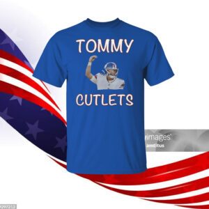 Official NY Giants Tommy DeVito Cutlets Long Sleeve TShirts