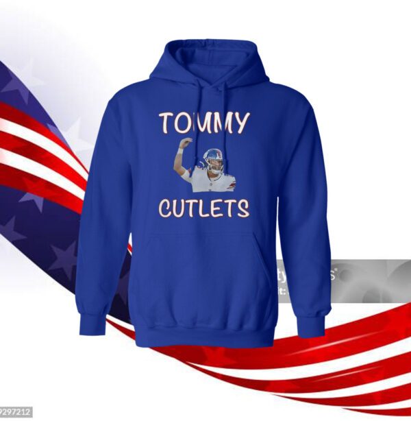 Official NY Giants Tommy DeVito Cutlets Long Sleeve Shirts
