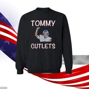 Official NY Giants Tommy DeVito Cutlets Long Sleeve Tee Shirt