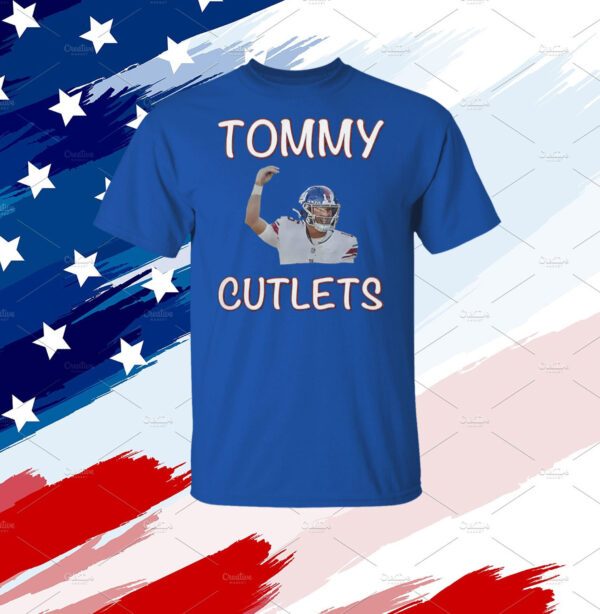 Official NY Giants Tommy DeVito Cutlets Sweat TShirt