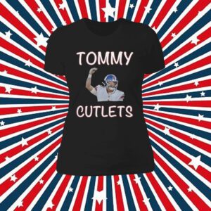 Official NY Giants Tommy DeVito Cutlets Womens Tee TShirt