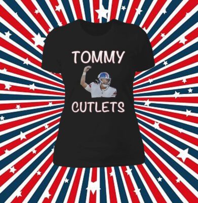 Official NY Giants Tommy DeVito Cutlets Womens Tee TShirt