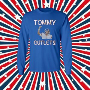 Official NY Giants Tommy DeVito Cutlets Womens Tee Shirt