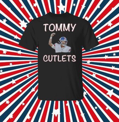 Official NY Giants Tommy DeVito Cutlets Womens TShirt