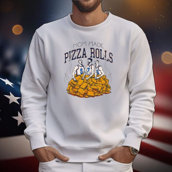 Oklahomashirtcompany Mom Made Pizza Rolls Shirt