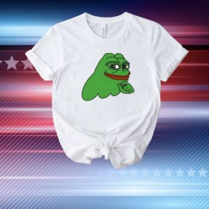 Ribbit.Pepe Pepe On Sol Logo T-Shirt