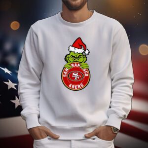 Santa Grinch San Francisco 49ers Christmas Tee Shirt