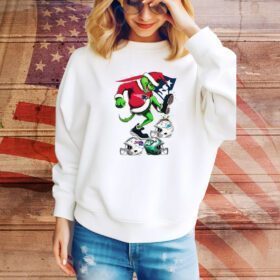 The Grinch New England Patriots Stomp On NFL Teams Christmas Logo Sweatshirt
