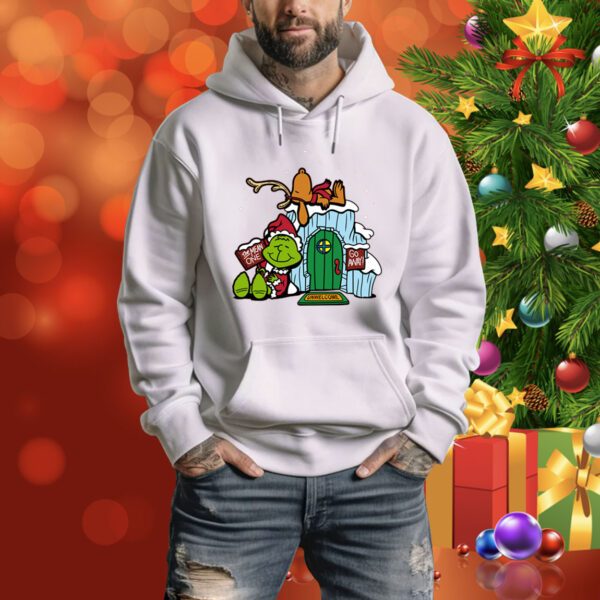 The Grinch x Peanuts Grinch Nuts The mean one cartoon Christmas Sweatshirts