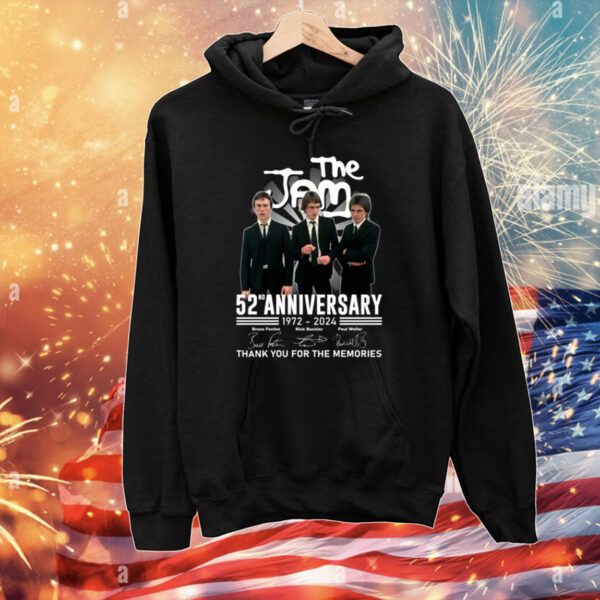 The Jam 52nd Anniversary 1972 – 2024 Thank You For The Memories T-Shirts