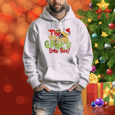 The Minnesota Vikings football Grinch lives here Merry Christmas Sweater
