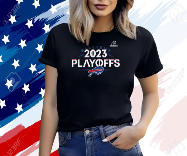 Official Buffalo Bills Fanatics Branded 2023 Nfl Playoffs T-Shirt