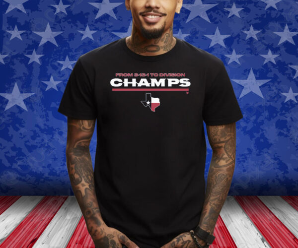 HOUSTON: FROM 3-13-1 TO DIVISION CHAMPS T-SHIRT