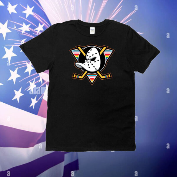 Anaheim Ducks Md Pride Stick Tape T-Shirt