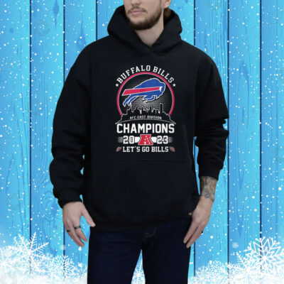 Bills 2023 AFC East Division Champions Two-Sided Hoodie Shirt