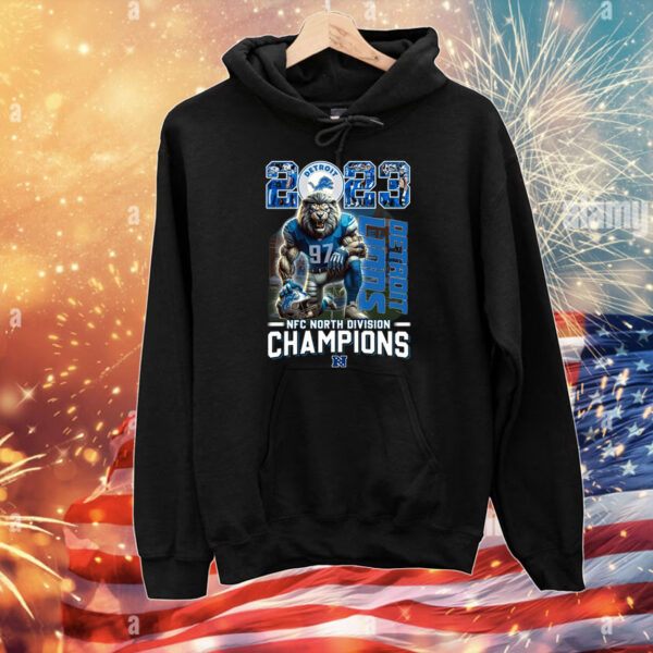 Detroit Lions Nfc North Division Champions Proud Fan Tee Shirts