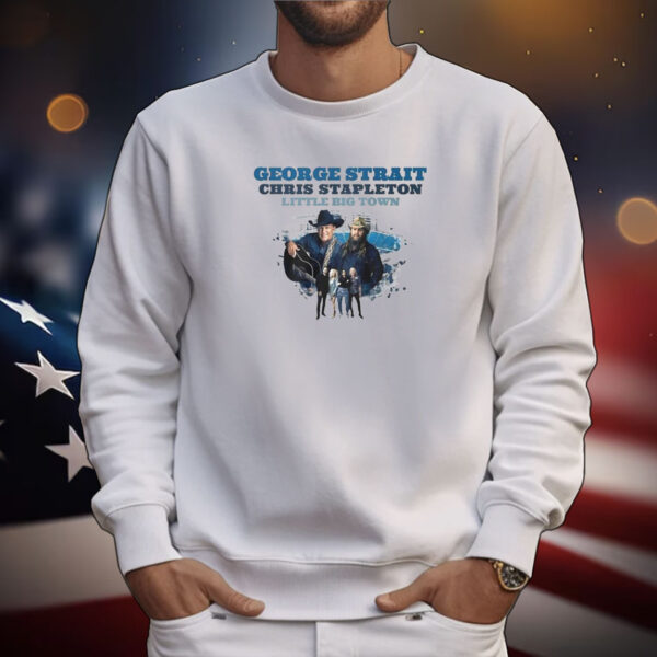 George Strait Chris Stapleton Little Big Town Tee Shirts