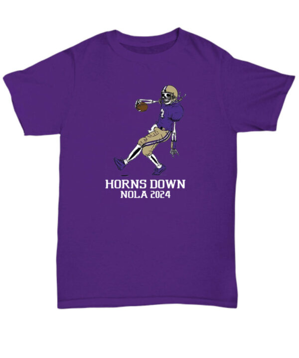 Horns Down Nola 2024 Tee Shirts