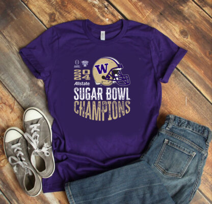 Huskies 2024 Allstate Sugar Bowl Champions T-Shirt