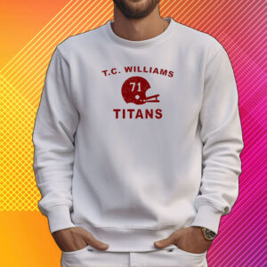 Jj Watt Wearing T.C. Williams Titans Tee Shirts
