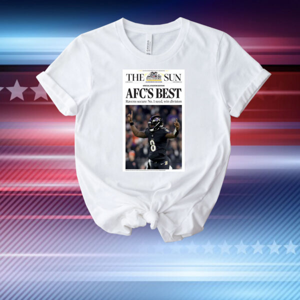 Lamar Jackson Afc’s Best Ravens Secure No1 T-Shirt