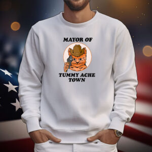 Mayor Of Tummy Ache Town Tee Shirts