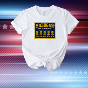 Michigan Football: National Champs Banner T-Shirt