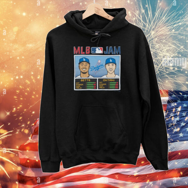 Mlb Jam Dodgers Betts And Ohtani T-Shirts