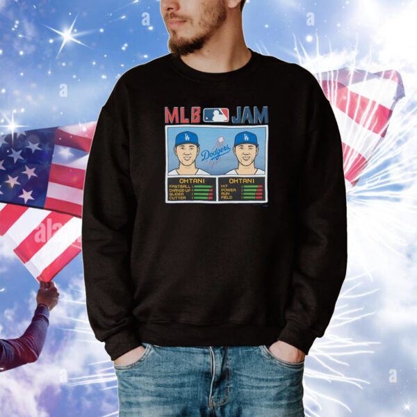 Mlb Jam Dodgers Ohtani Tee Shirts
