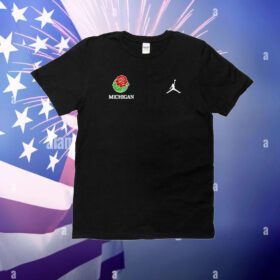 Rose Bowl Michigan Air Jordan Logo T-Shirts