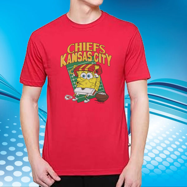 SpongeBob SquarePants x Kansas City Chiefs T-Shirt