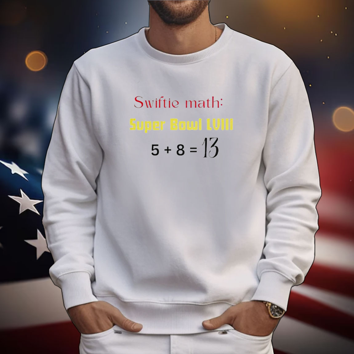 Swiftie Math Super Bowl LVIII Tee Shirts