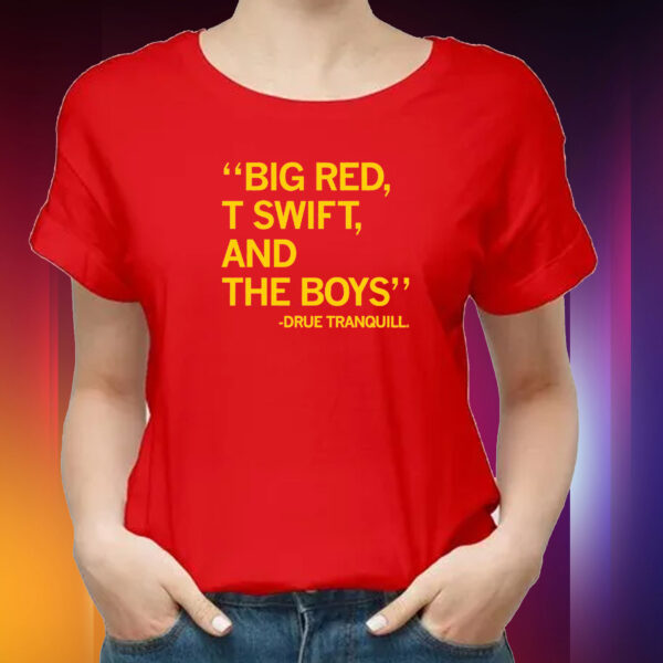 BIG RED T SWIFT AND THE BOYS SHIRT