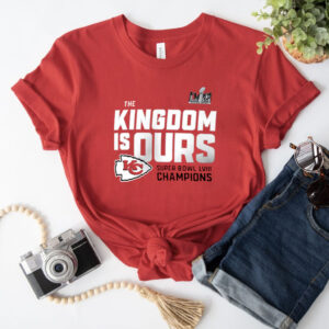 The Kingdom Is Ours Kansas City Chiefs Super Bowl Lviii Champions T-Shirt