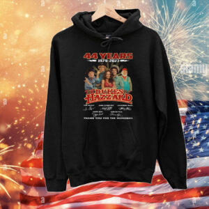 45 Years 1979 – 2024 The Dukes Of Hazzard Thank You For The Memories T-Shirts