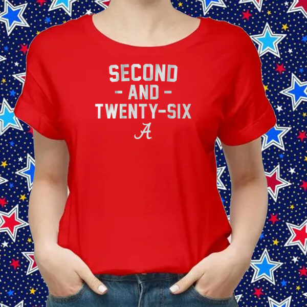 Alabama Football 2nd & 26 Tee Shirts