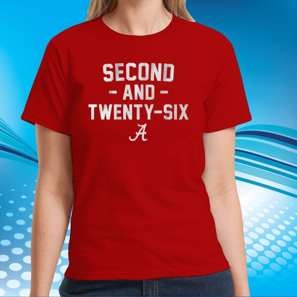Alabama Football: 2nd & 26 Hoodie T-Shirts