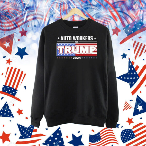 Auto Workers For Trump 2024 TShirt