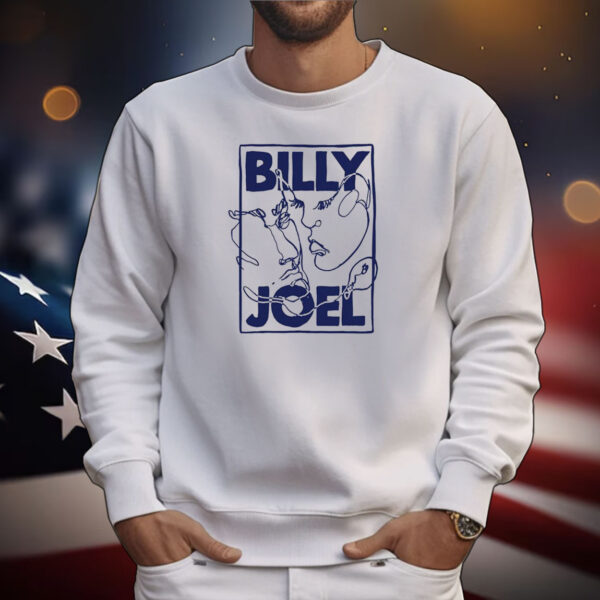 Billyjoel Billy Joel Turn The Lights Back On Face Tee Shirts